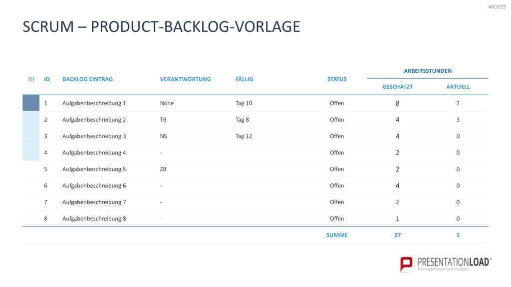 Agiles Management-Bundle PowerPoint-Vorlage
