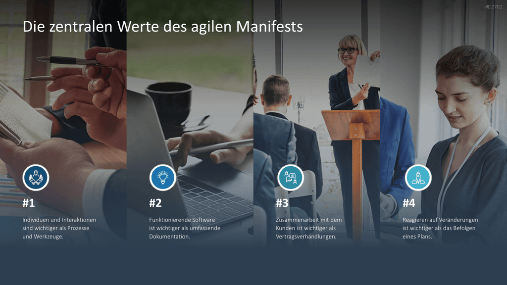 Agiles Projektmanagement PowerPoint-Vorlage