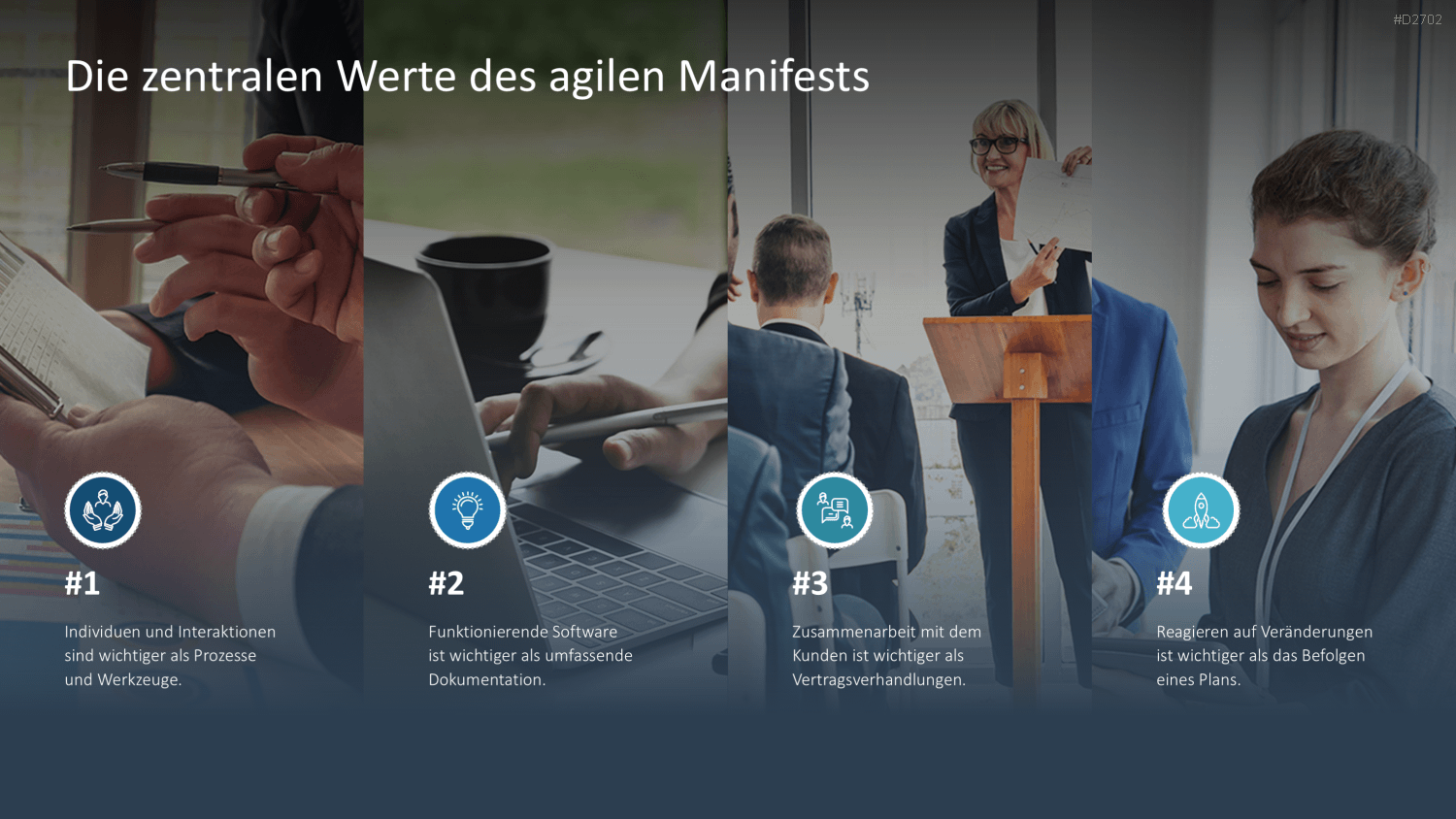 Agiles Projektmanagement PowerPoint-Vorlage