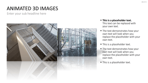 Animierte 3D Bilder PowerPoint-Vorlage