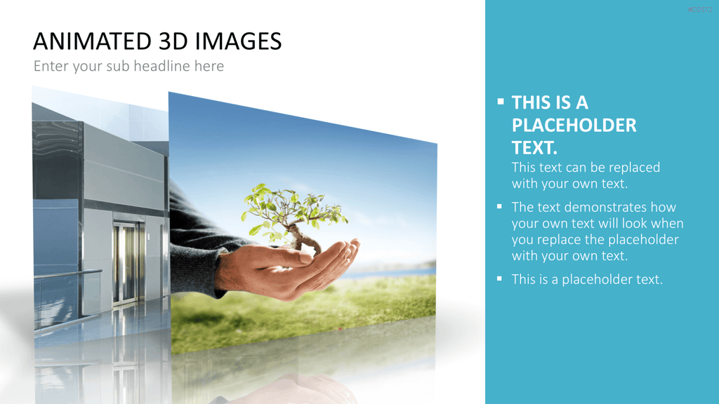 Animierte 3D Bilder PowerPoint-Vorlage