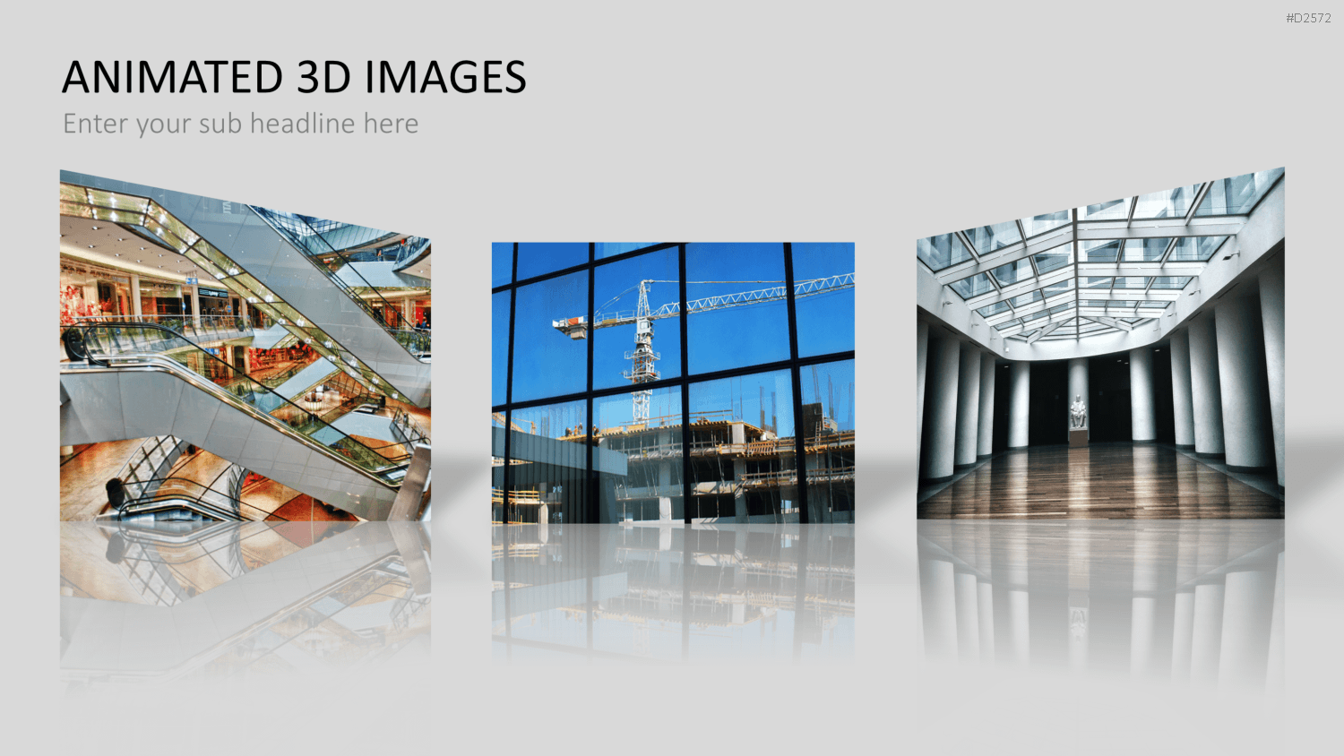 Animierte 3D Bilder PowerPoint-Vorlage
