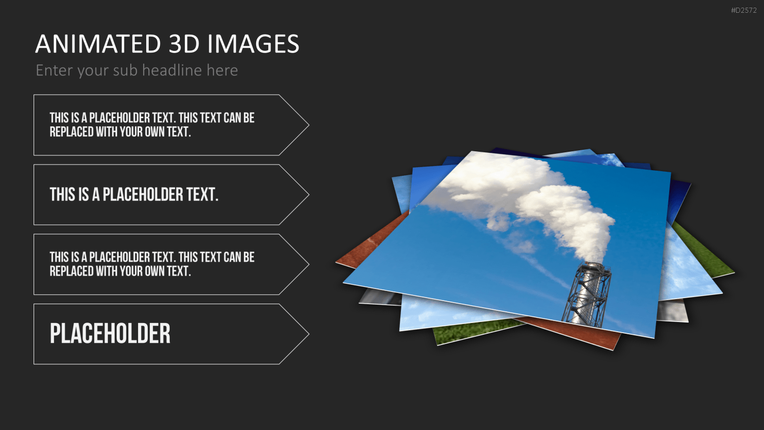 Animierte 3D Bilder PowerPoint-Vorlage
