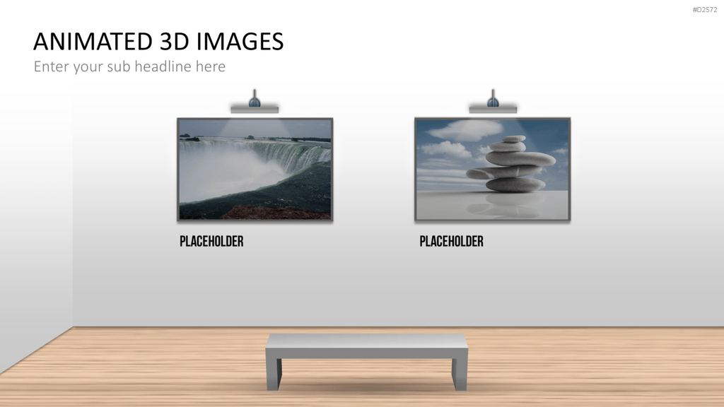 Animierte 3D Bilder PowerPoint-Vorlage