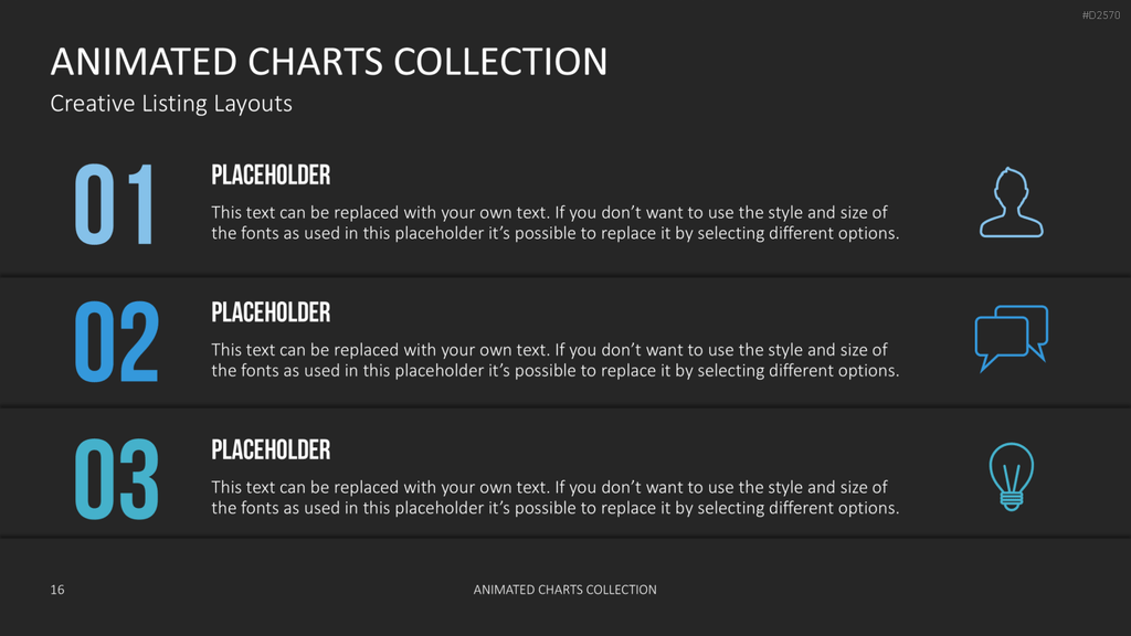 Animierte Charts Sammlung PowerPoint-Vorlage