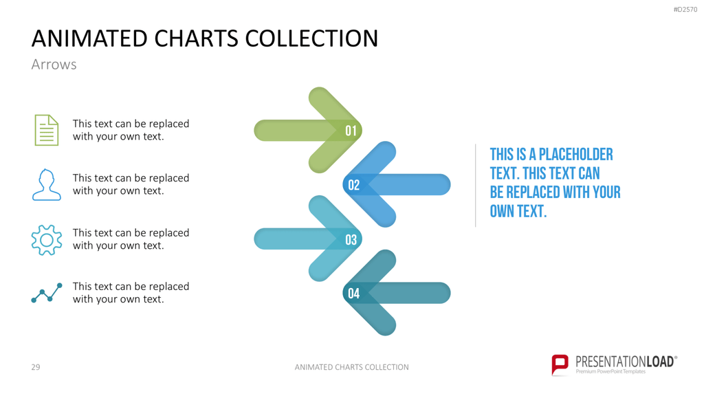Animierte Charts Sammlung PowerPoint-Vorlage