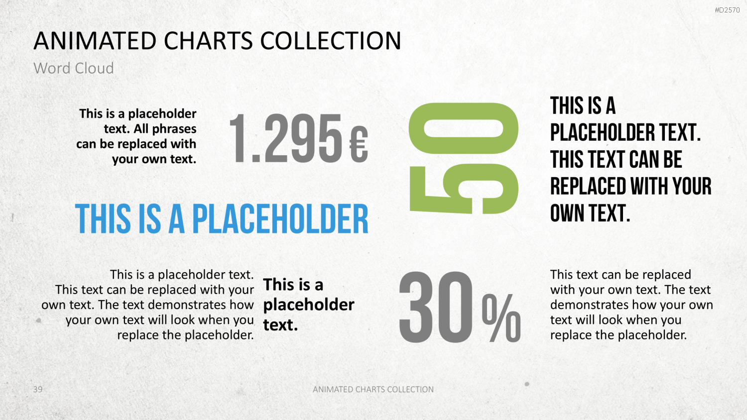 Animierte Charts Sammlung PowerPoint-Vorlage