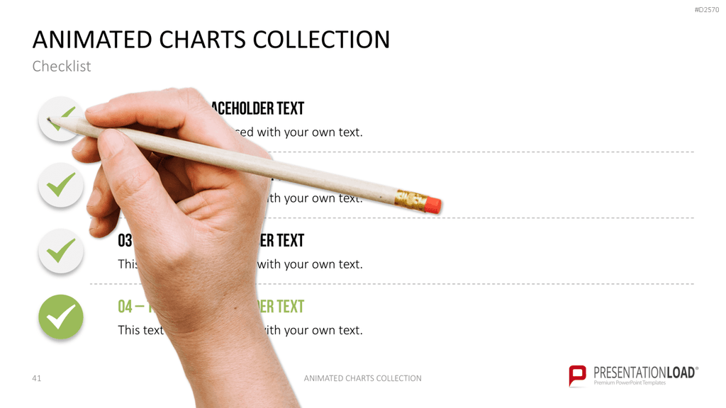 Animierte Charts Sammlung PowerPoint-Vorlage