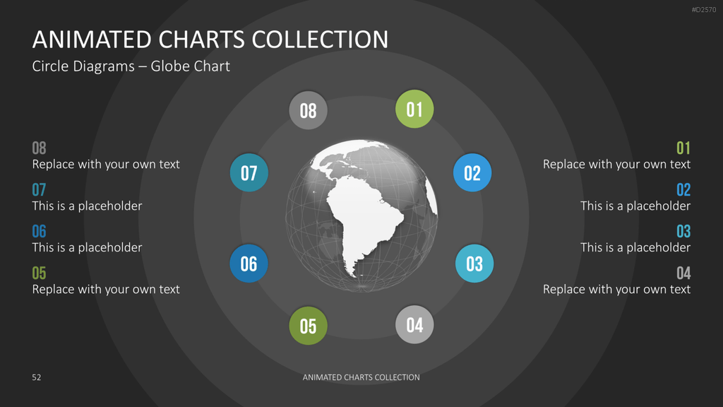 Animierte Charts Sammlung PowerPoint-Vorlage
