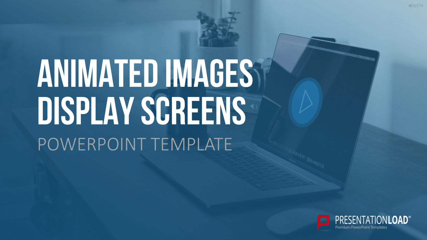 Animated Display Screens PowerPoint-Vorlage