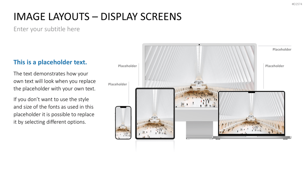 Animated Display Screens PowerPoint-Vorlage
