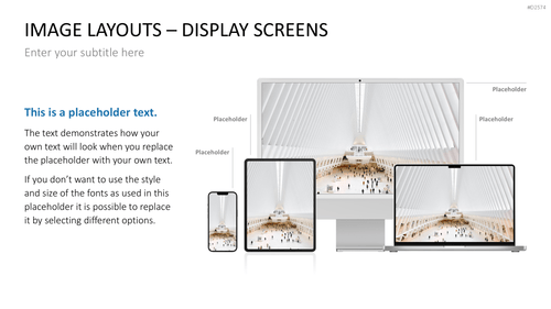 Animated Display Screens PowerPoint-Vorlage