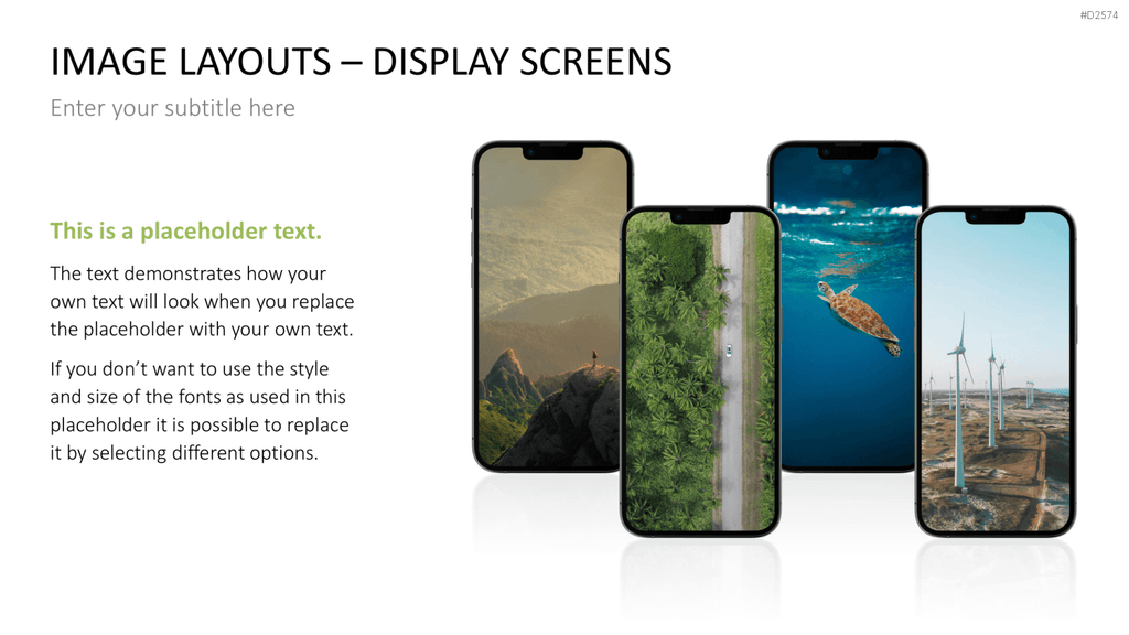 Animated Display Screens PowerPoint-Vorlage