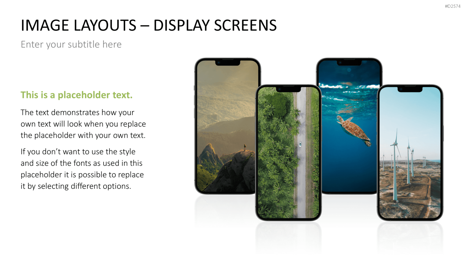 Animated Display Screens PowerPoint-Vorlage