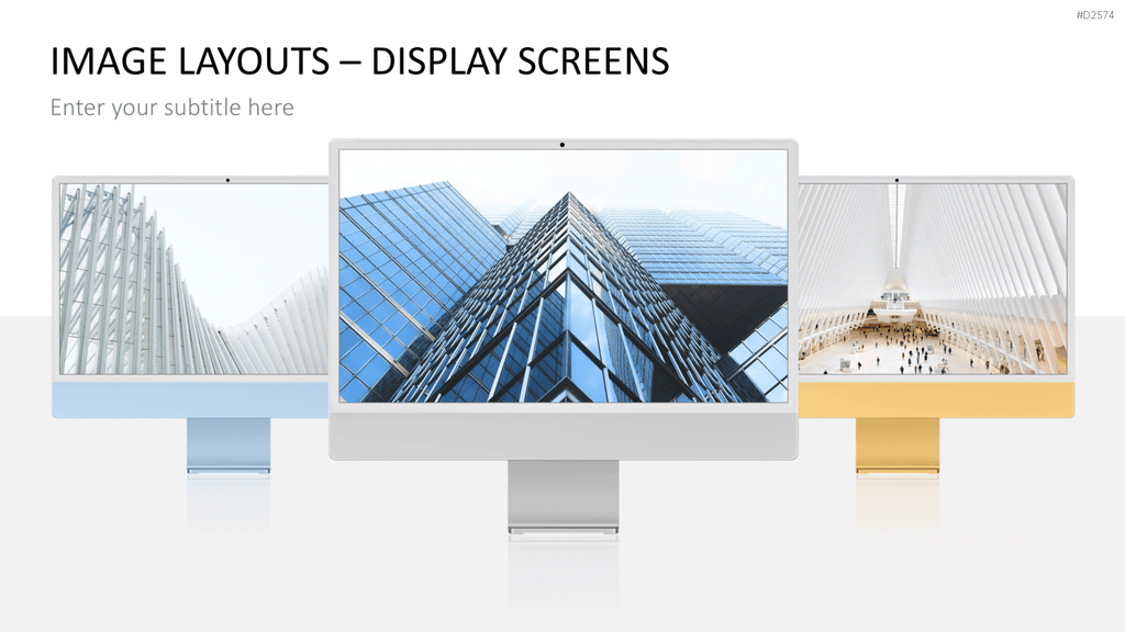 Animated Display Screens PowerPoint-Vorlage