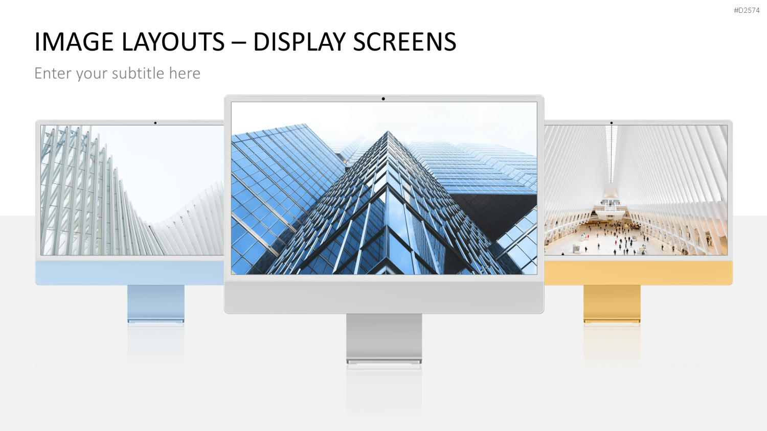 Animated Display Screens PowerPoint-Vorlage