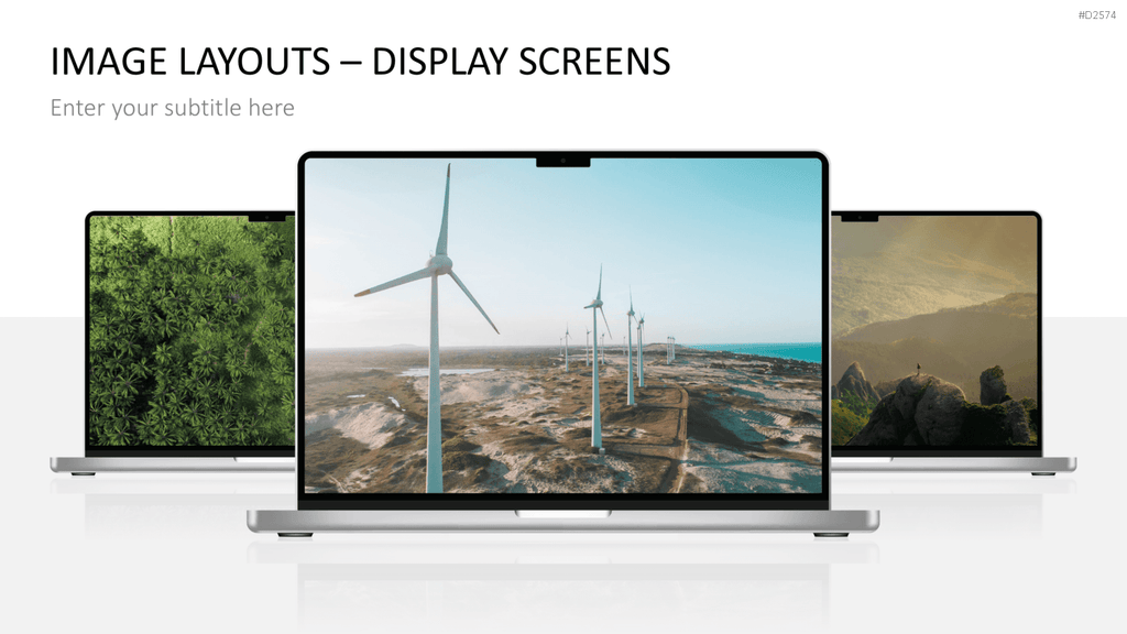 Animated Display Screens PowerPoint-Vorlage