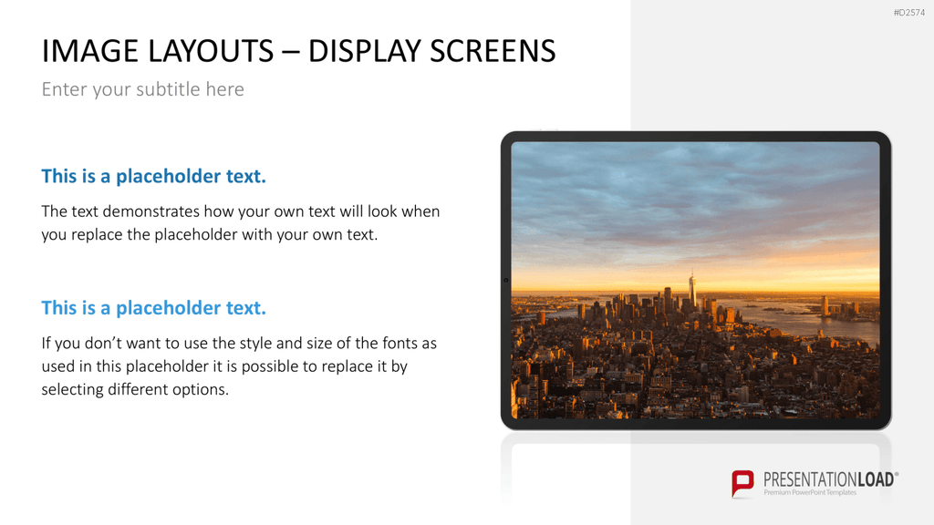 Animated Display Screens PowerPoint-Vorlage