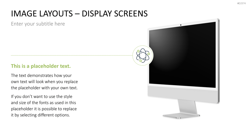 Animated Display Screens PowerPoint-Vorlage
