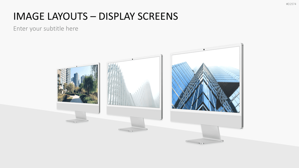 Animated Display Screens PowerPoint-Vorlage