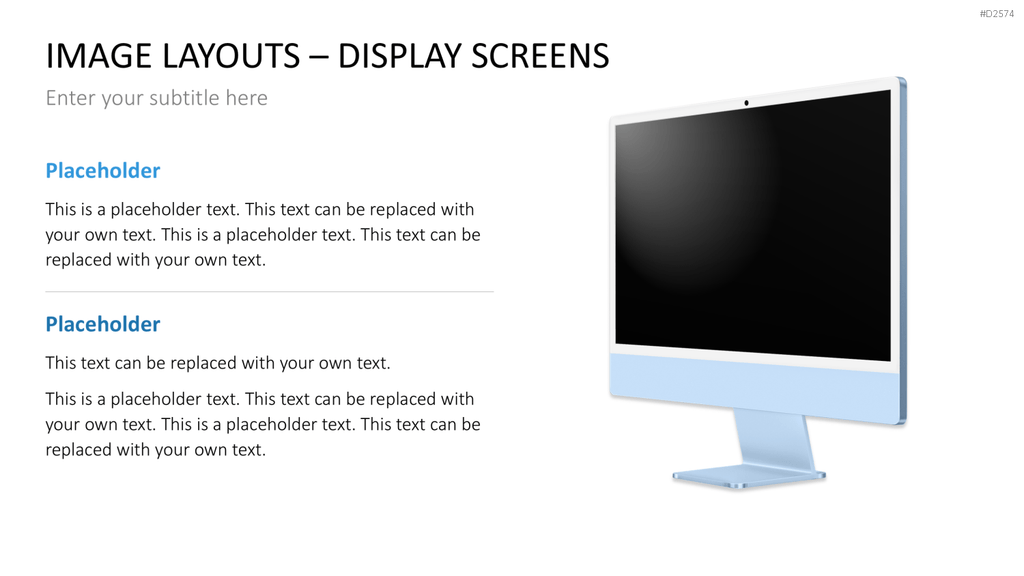 Animated Display Screens PowerPoint-Vorlage