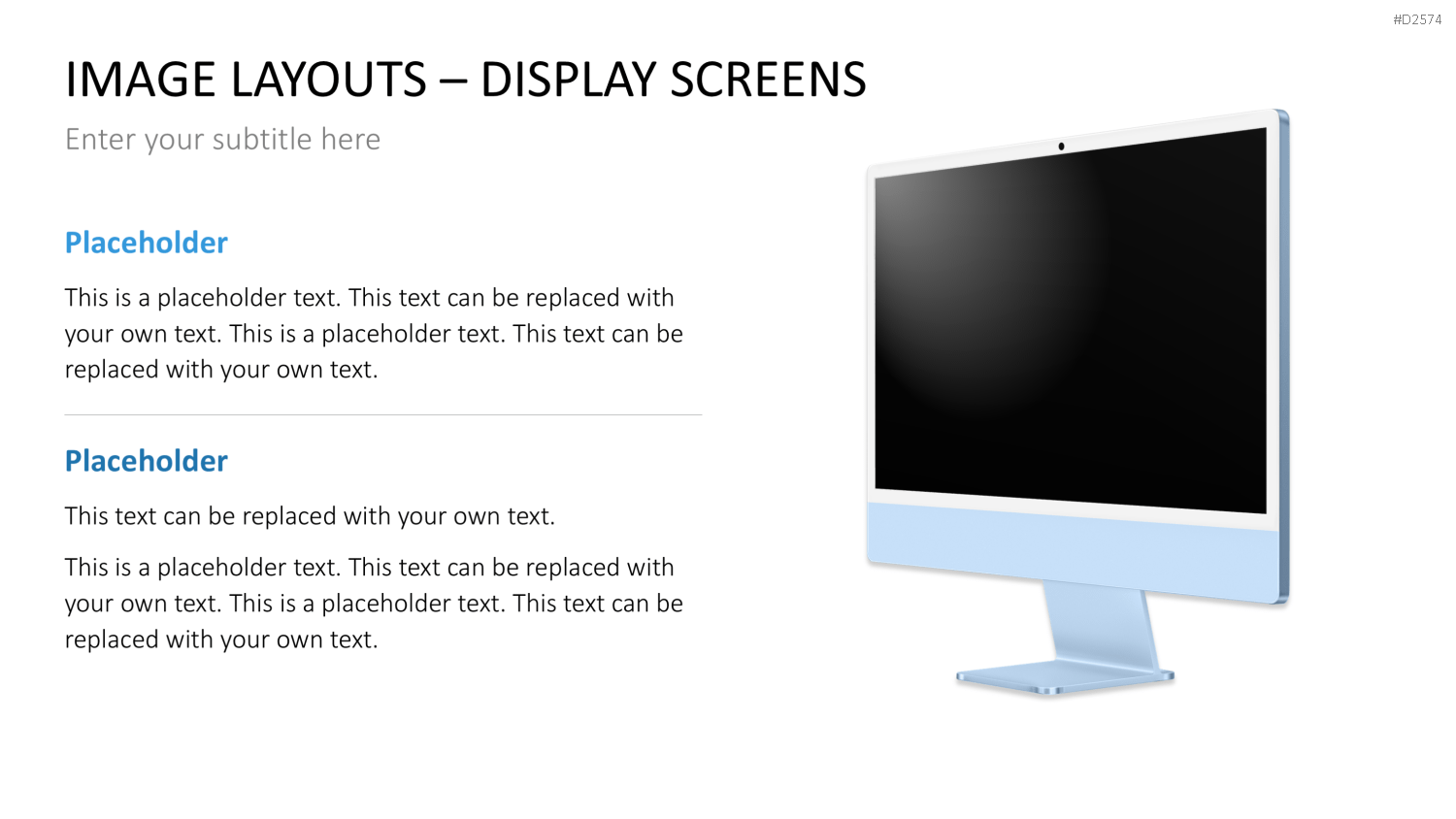 Animated Display Screens PowerPoint-Vorlage