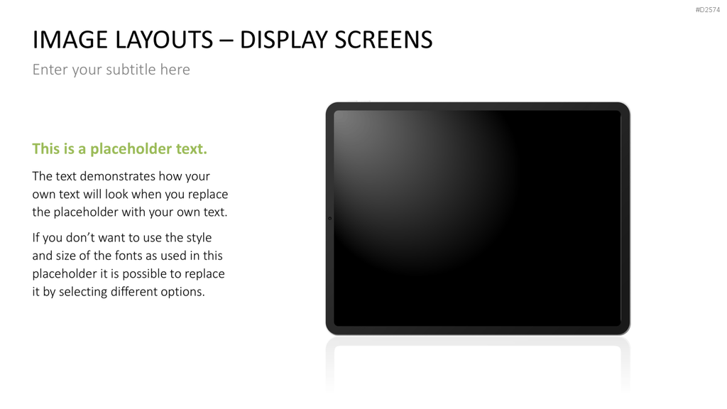 Animated Display Screens PowerPoint-Vorlage