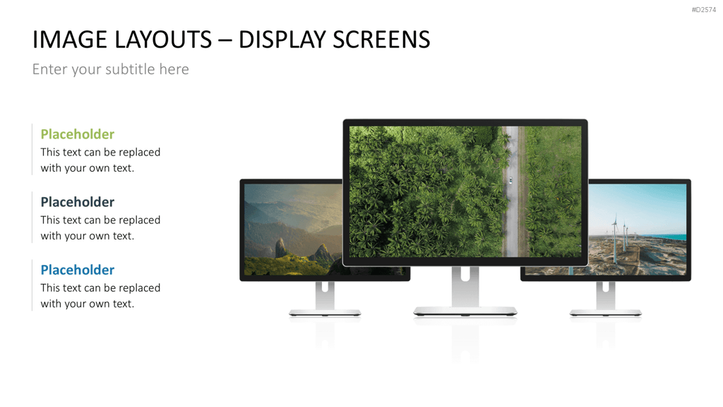Animated Display Screens PowerPoint-Vorlage