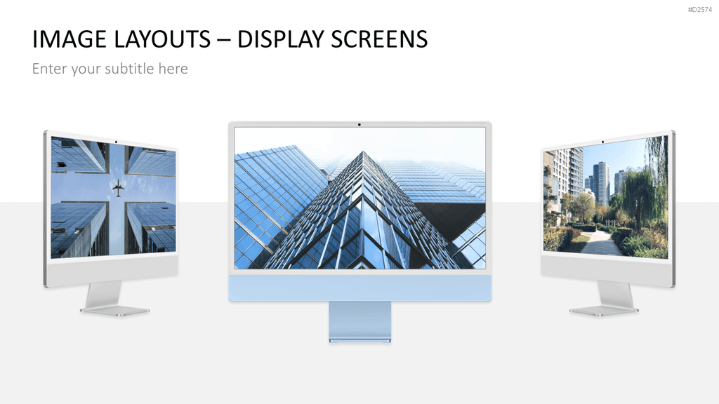 Animated Display Screens PowerPoint-Vorlage