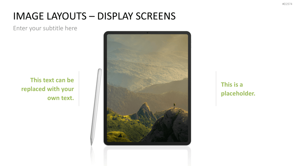Animated Display Screens PowerPoint-Vorlage
