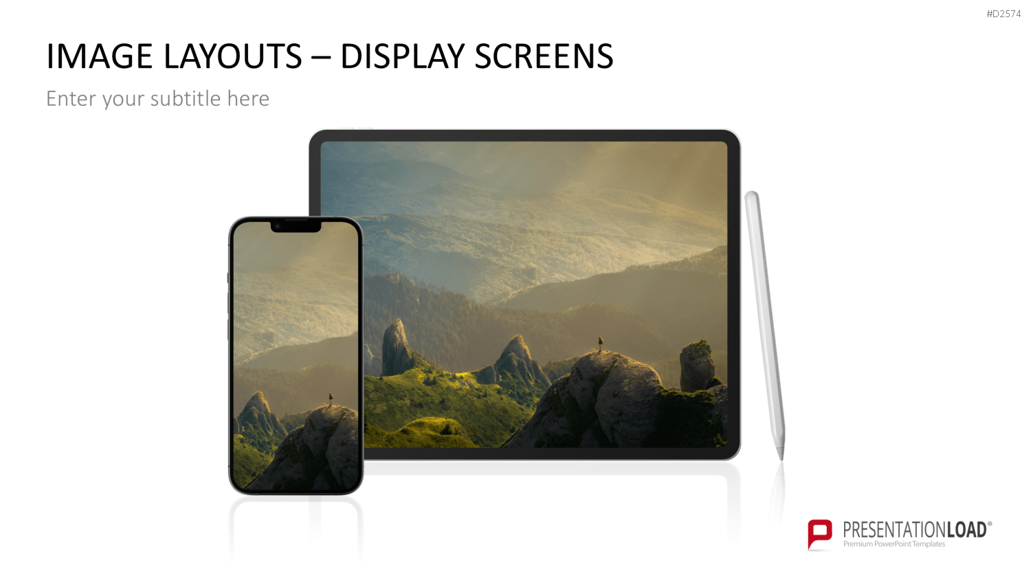 Animated Display Screens PowerPoint-Vorlage