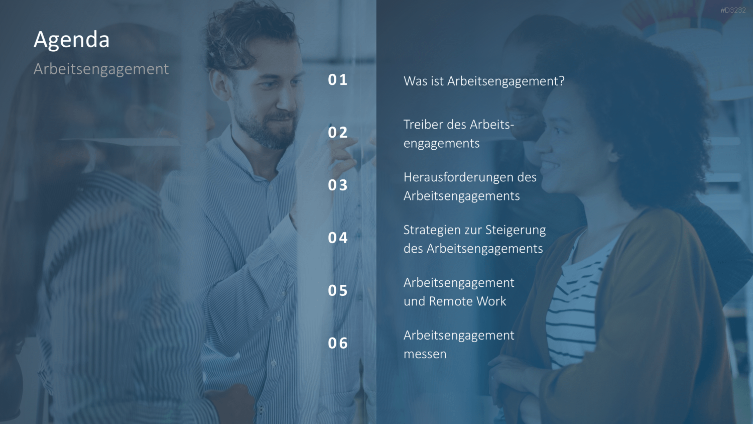 Arbeitsengagement PowerPoint-Vorlage