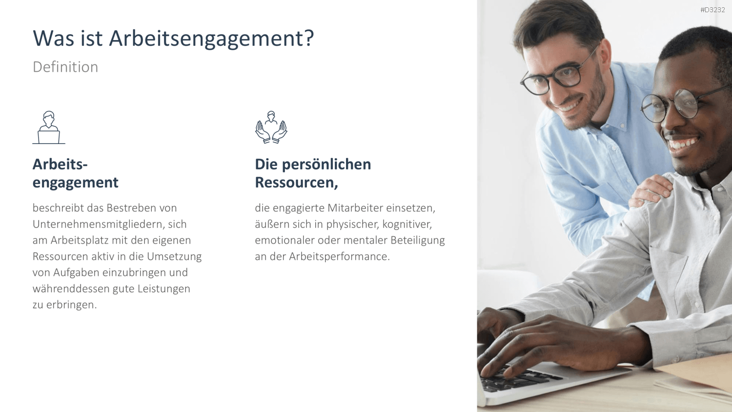 Arbeitsengagement PowerPoint-Vorlage