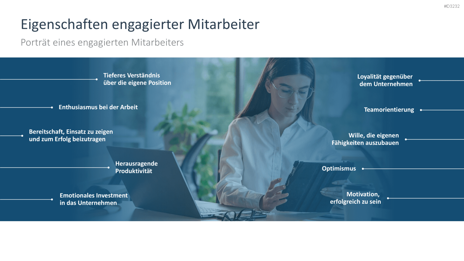 Arbeitsengagement PowerPoint-Vorlage