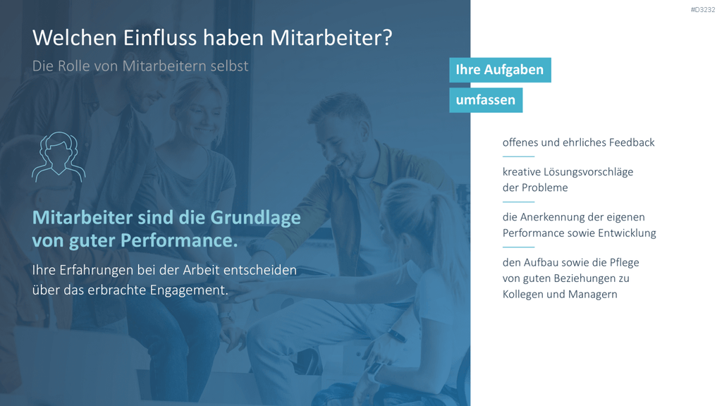 Arbeitsengagement PowerPoint-Vorlage