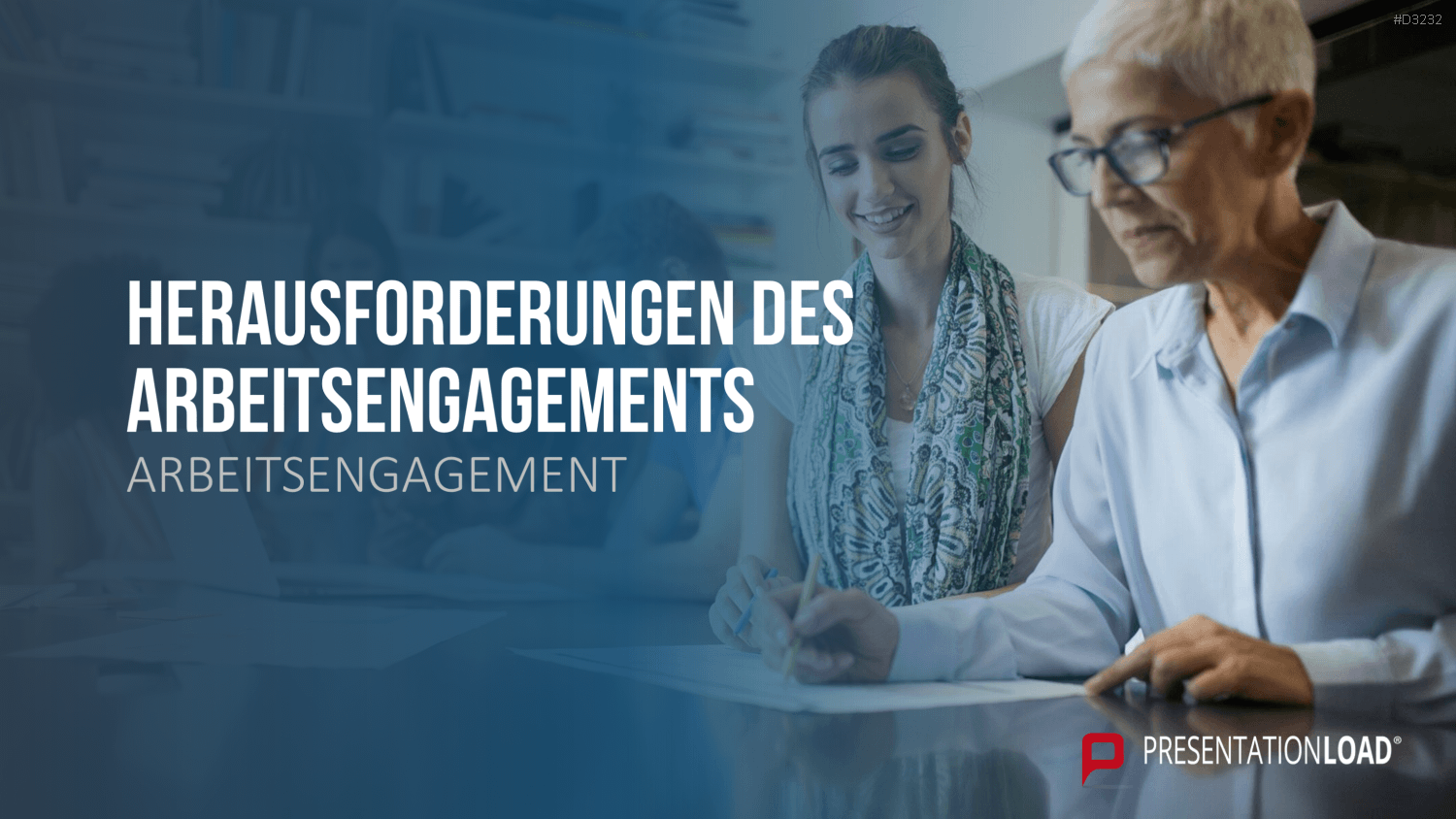 Arbeitsengagement PowerPoint-Vorlage
