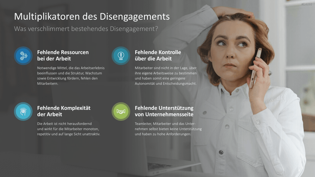 Arbeitsengagement PowerPoint-Vorlage