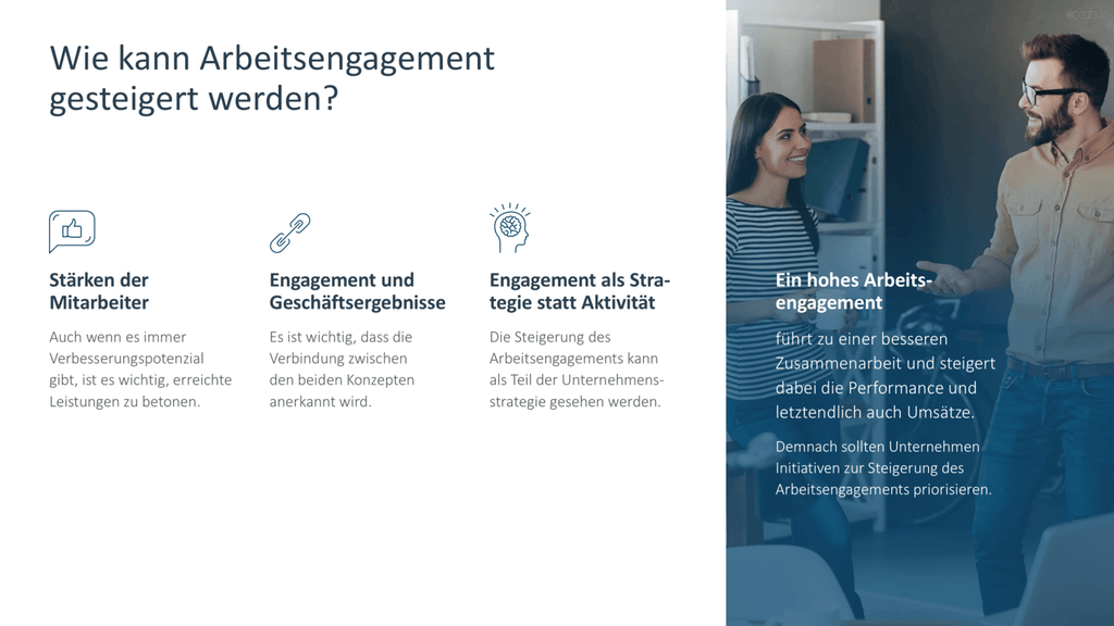 Arbeitsengagement PowerPoint-Vorlage