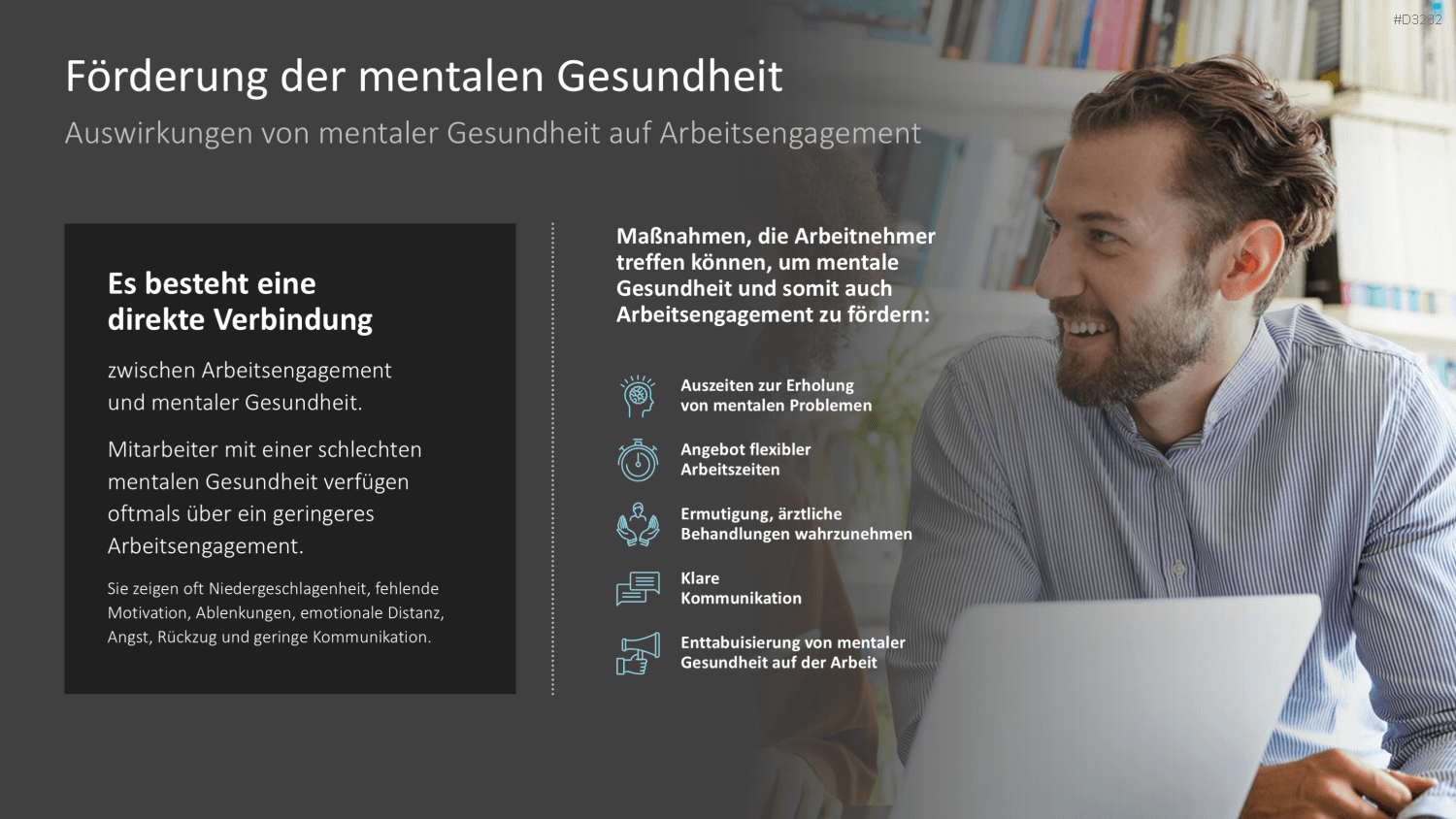 Arbeitsengagement PowerPoint-Vorlage