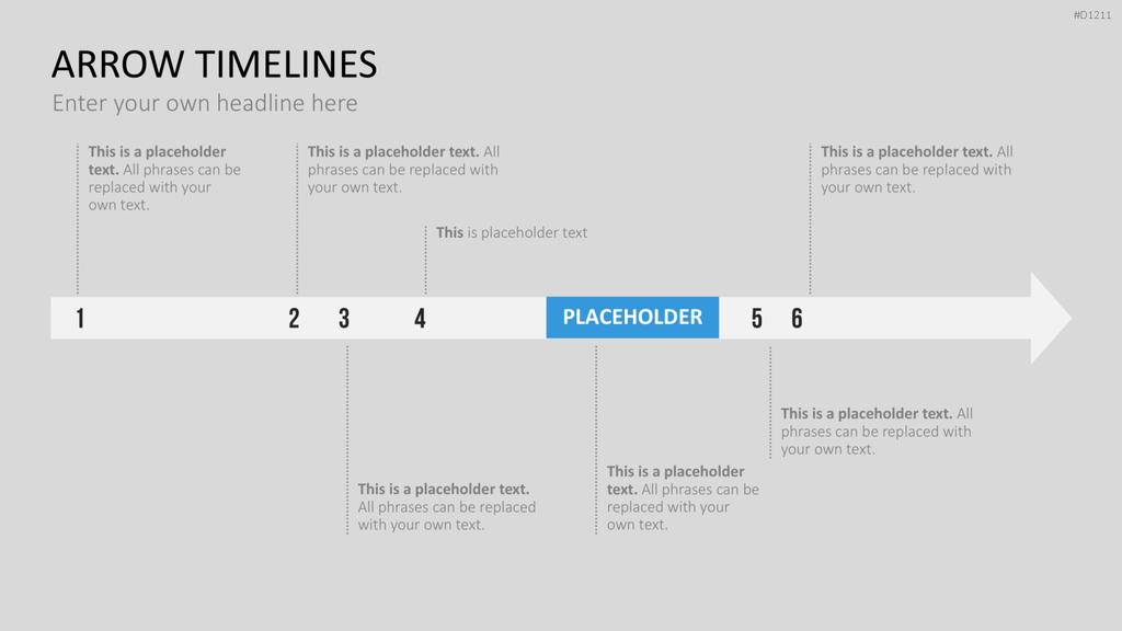 Arrow Timeline Vorlagen PowerPoint-Vorlage
