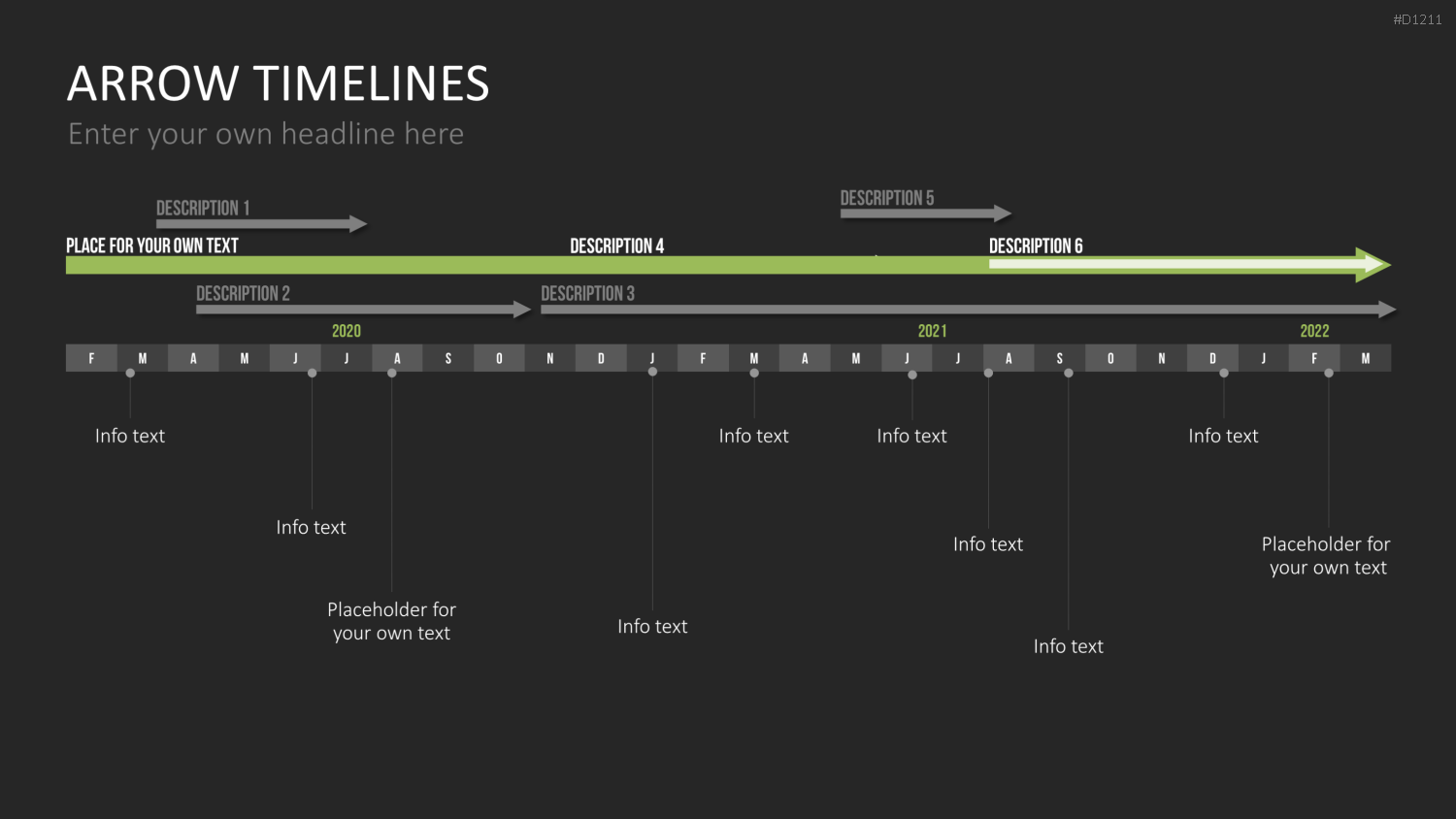 Arrow Timeline Vorlagen PowerPoint-Vorlage