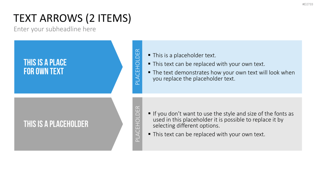 Pfeile - Toolbox 2D PowerPoint-Vorlage