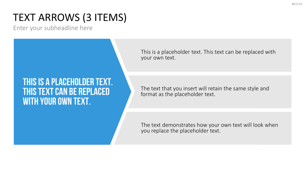 Pfeile - Toolbox 2D PowerPoint-Vorlage