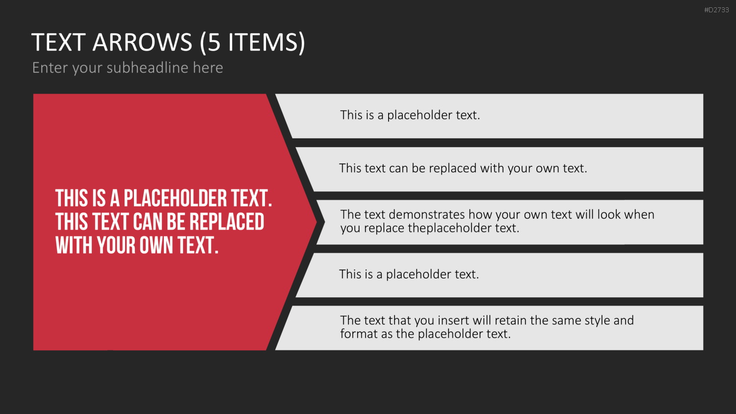 Pfeile - Toolbox 2D PowerPoint-Vorlage