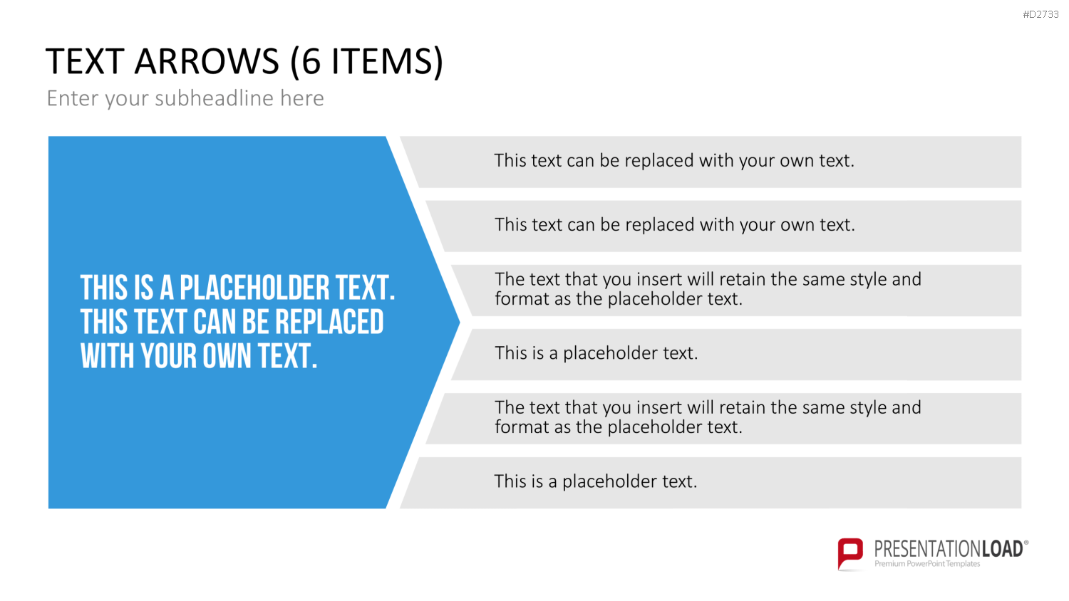 Pfeile - Toolbox 2D PowerPoint-Vorlage