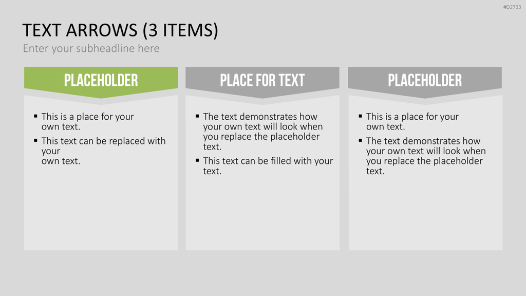 Pfeile - Toolbox 2D PowerPoint-Vorlage