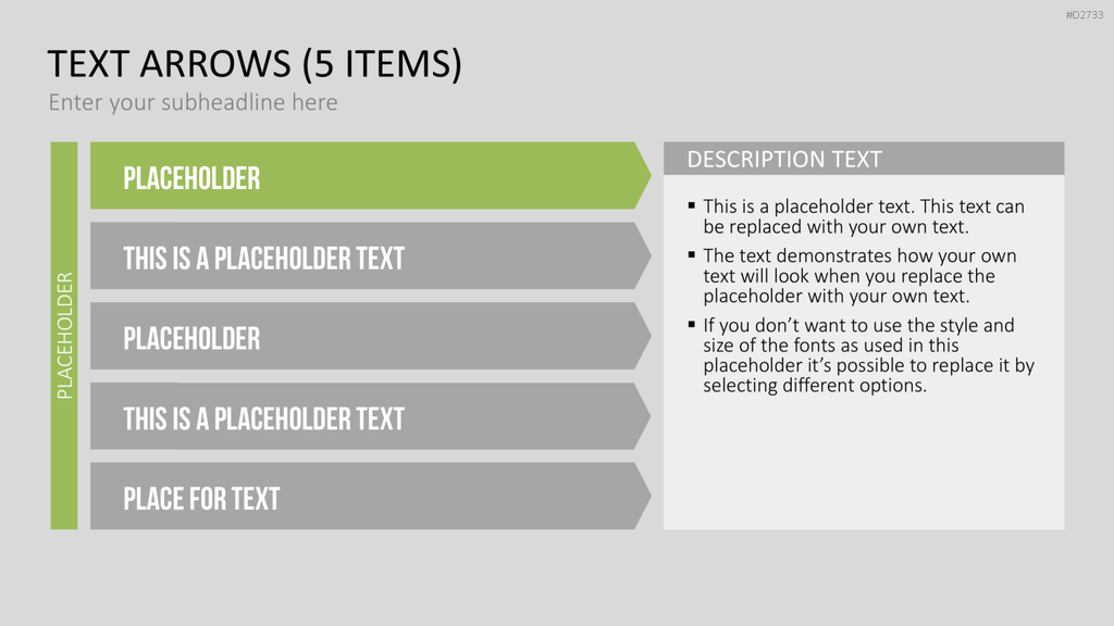 Pfeile - Toolbox 2D PowerPoint-Vorlage