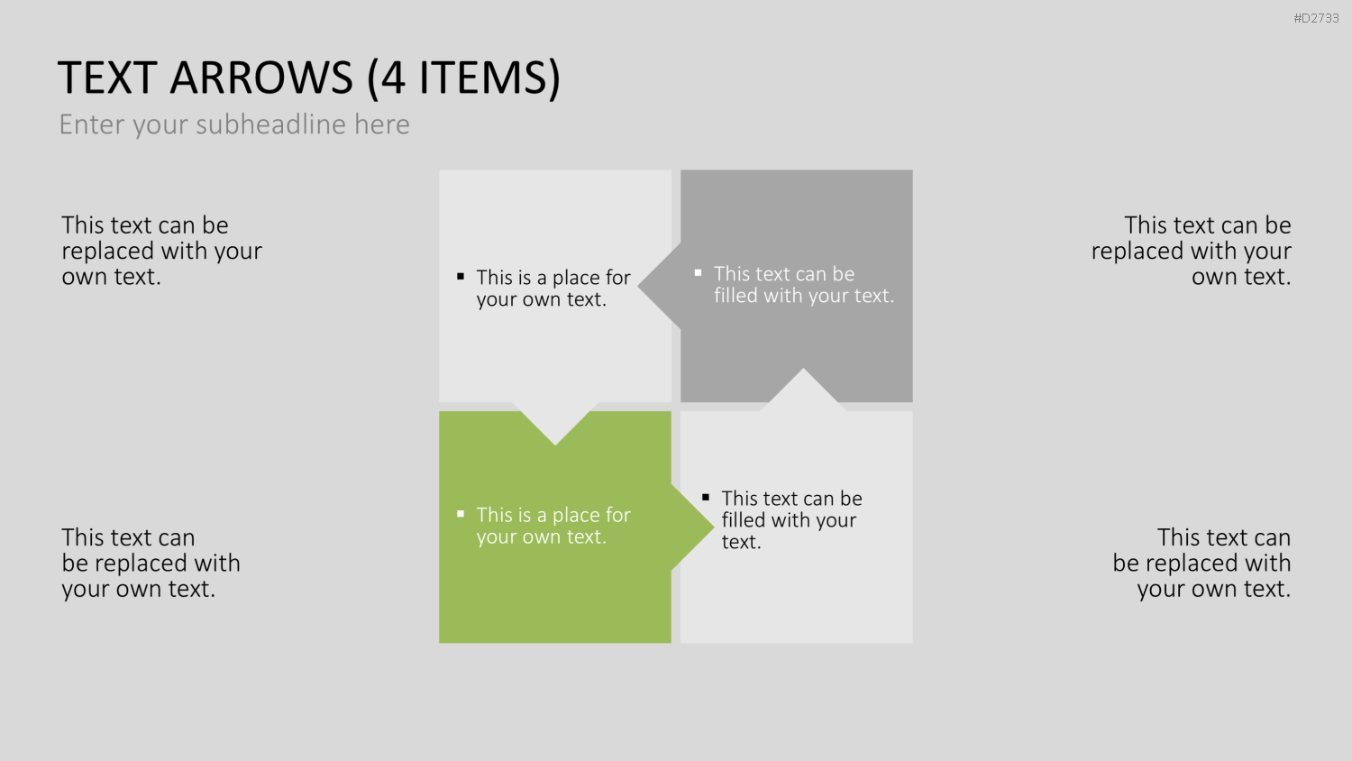 Pfeile - Toolbox 2D PowerPoint-Vorlage