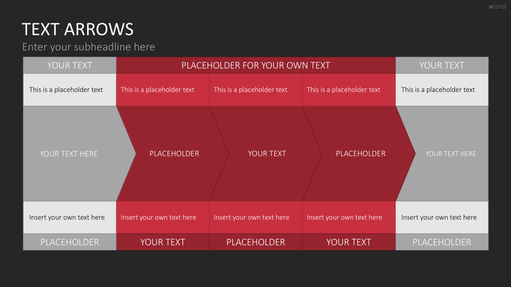 Pfeile - Toolbox 2D PowerPoint-Vorlage