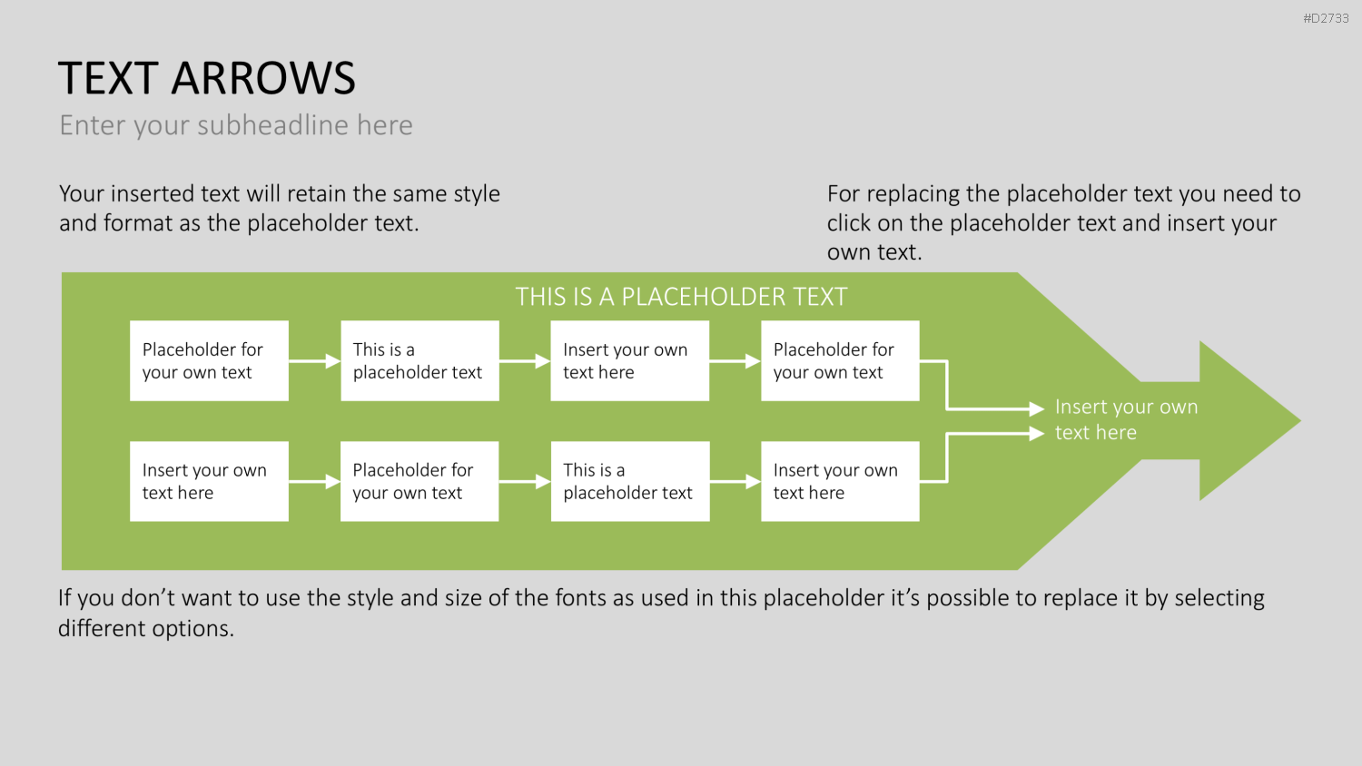 Pfeile - Toolbox 2D PowerPoint-Vorlage